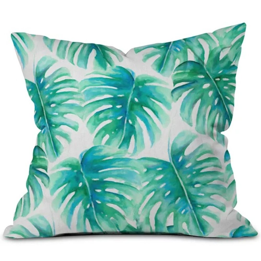 Deny Designs Paradise Palms Throw Pillow